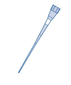 Pipetovacie špičky 10 µl s okrúhlym ohybným koncom, sterilné s filtrom, 5x204 ks