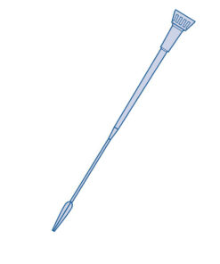 Pipetovacie špičky 0.1-10 µl XL s plochým ohybným  koncom, 1x200 ks