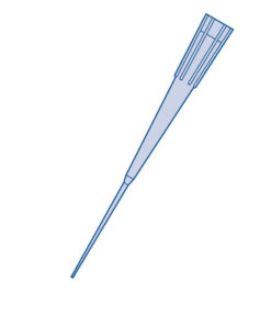 Pipetovacie špičky 200 µl s okrúhlym ohybným koncom, rôzne formy balenia