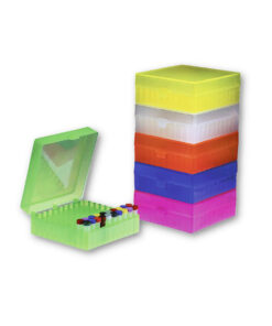 Krabičky StarStore 100 vyklápací vrchnák, štandardná výška, rôzne farby, 5 ks