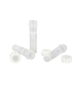 Skúmavky šróbovací uzáver sterilné + vrchnáky EasyGrip (0.5-2.0ml), 5x50 ks