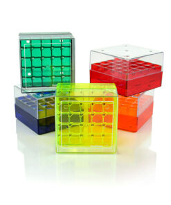 Kryogenické krabičky polykarbonátové, 25 miestne, rôzne farby, 5 ks