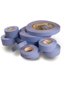 Páska na označovanie vzoriek, rôzne šírky a dĺžky, modrá, 1 ks