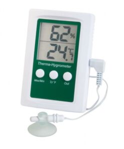 Vlhkomer / Teplomer digitálny s rozlíšením 0,1°C a 1% RV