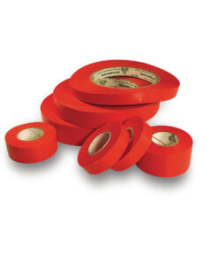 Páska na označovanie vzoriek, rôzne šírky a dĺžky, červená, 1 ks