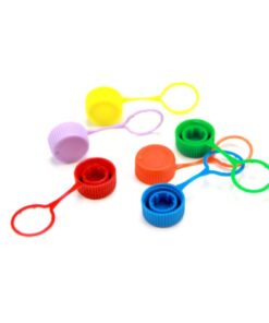 Vrchnáky k šróbovacím skúmavkám upevnený vrchnák, 500 ks