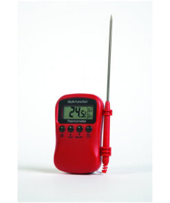 Teplomer multifunkčný so sondou a alarmom