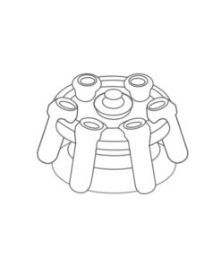 Rotor 6-miestny, výkyvný