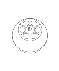 Rotor 6-miestny, uhlový