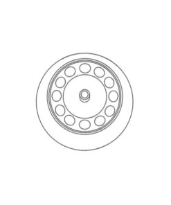 Rotor 12-miestny, uhlový