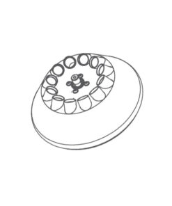 Rotor 12-miestny, uhlový, 1 ks