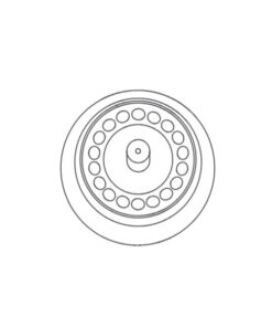 Rotor 18-miestny, uhlový, 1 ks