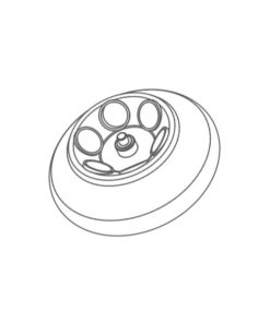 Rotor 6-miestny, uhlový, 1 ks