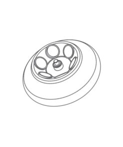 Rotor 6-miestny, uhlový, 1 ks