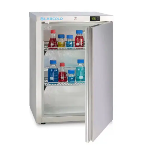 Laboratórna mraznička prémium RAFR05204, plné dvere,  150 litrov