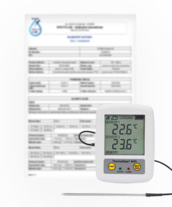 Kontrolný certifikát teplota 3-body