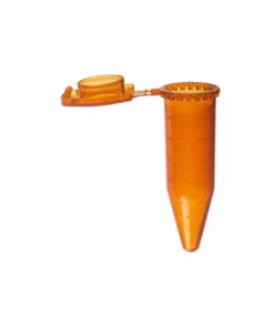 5 ml centrifugačné skúmavky, jantárové, 200 ks