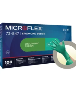 Laboratórne neoprénové rukavice Microflex-Superior, 1x100 ks