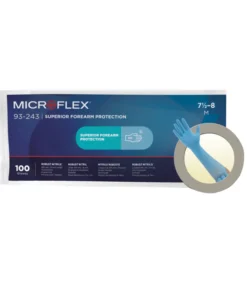 Nitrilové rukavice Microflex-Superior 93-243, dĺžka 400mm, 1x100 ks