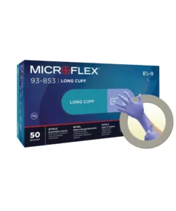 Nitrilové rukavice Microflex-Superior, predĺžený rukáv, 295mm, 1x50 ks