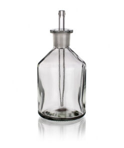 Fľaša indikátorová so zabrúsenou pipetkou a NZ, číra, SIMAX, 1 ks