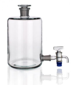 Fľaša podľa Woulffa so zátkou a kohútom na dne, SIMAX, 1 ks