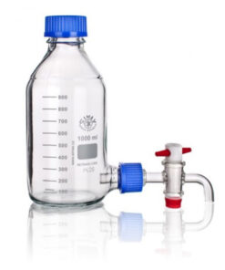 Fľaša reagenčná - výpust GL 32 + kohút PTFE, 1000 ml, SIMAX, 1 ks