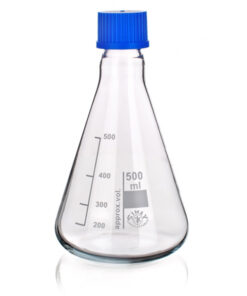 Banka kužeľová podľa Erlenmeyera, so závitom, SIMAX, 1 ks