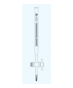 Byreta, bez Schellbachovho pruhu, priamy kohútik, teflonové kladivko, trieda AS, 1 ks