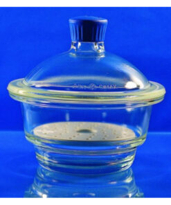 Exsikátor s plastovým hmatníkom a porcelánovou doskou, SIMAX