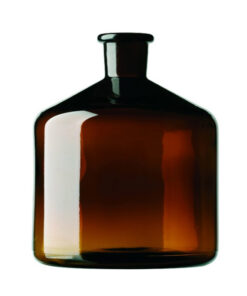 Fľaša zásobná k automatickej byrete podľa Pelleta, hnedá, 1 ks