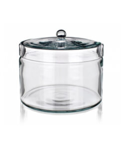 Krabica na vatu s previslým vekom, guličkový hmatník, rôzne rozmery, SIMAX, 1 ks