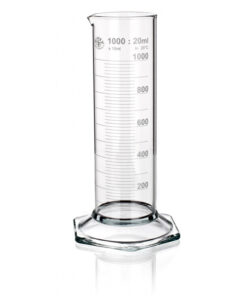 Valec odmerný nízky, biela stupnica, trieda B, rôzne objemy, SIMAX, 1 ks