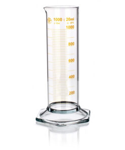 Valec odmerný nízky, hnedá stupnica, trieda B, rôzne objemy, SIMAX, 1 ks