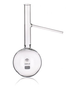 Banka frakčná s trubicou natavenou dole, SIMAX, 1 ks