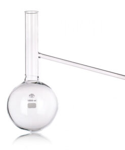 Banka frakčná s trubicou natavenou uprostred, SIMAX, 1 ks