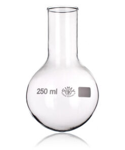 Banka s guľatým dnom, úzkohrdlá, vyhnutý okraj, SIMAX, 1 ks