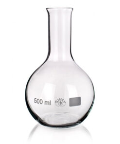 Banka s plochým dnom, úzkohrdlá, vyhnutý okraj, rôzne objemy, SIMAX, 1 ks