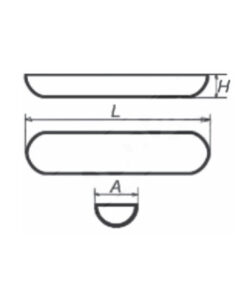 Lodička kremenná, guľaté dno
