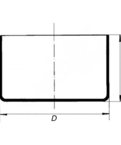 Miska kremenná kryštalizačná bez výlevky