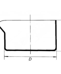 Miska kremenná kryštalizačná s výlevkou