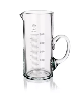 Džbán odmerný, valcovitý so stupnicou, uchom a výlevkou, SIMAX