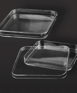 Petriho misky, štvorcové, 120x120mm, sterilné, ventilované 3x (Triple Vents), 240 ks