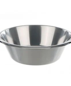 Miska s rovným dnom, typ 1, nerezová, rôzne rozmery a objemy