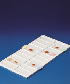 Tácka na 20 alebo 40 mikroskopických sklíčok, PVC, 1 ks