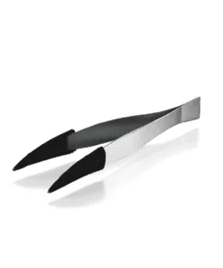 Pinzeta priama s plastovými koncami na závažia, nerezová oceľ, 90 mm