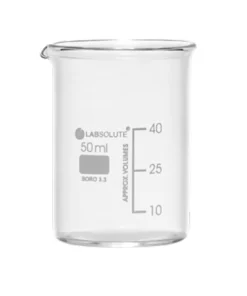 Kadička nízka s výlevkou, rôzne objemy, LABSOLUTE, 10 ks