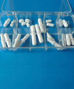 Miešadlo magnetické, valcové a valcové s odnímať. otoč. krúžkom, sada, PTFE, 22 ks