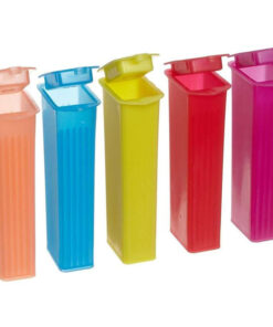 Zásobníky na odkladanie sklíčok - preparátov, rôzne farby, 25 ks