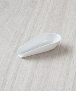 Lodička na váženie porcelánová, rôzne dĺžky, 1 ks